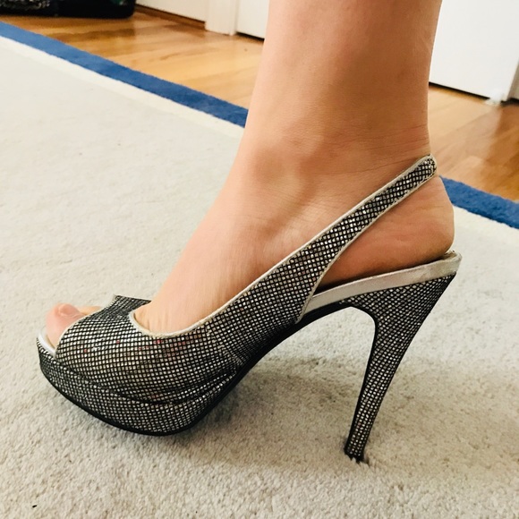 Sparky Peep Toe High Heels - Picture 3 of 3